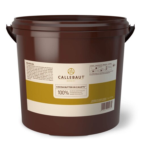 Callebaut Deodorised Cocoa Butter Callets - 3kg Bucket